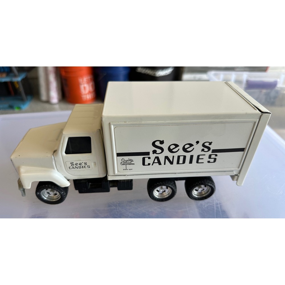 See's Candies vintage diecast metal delivery truck